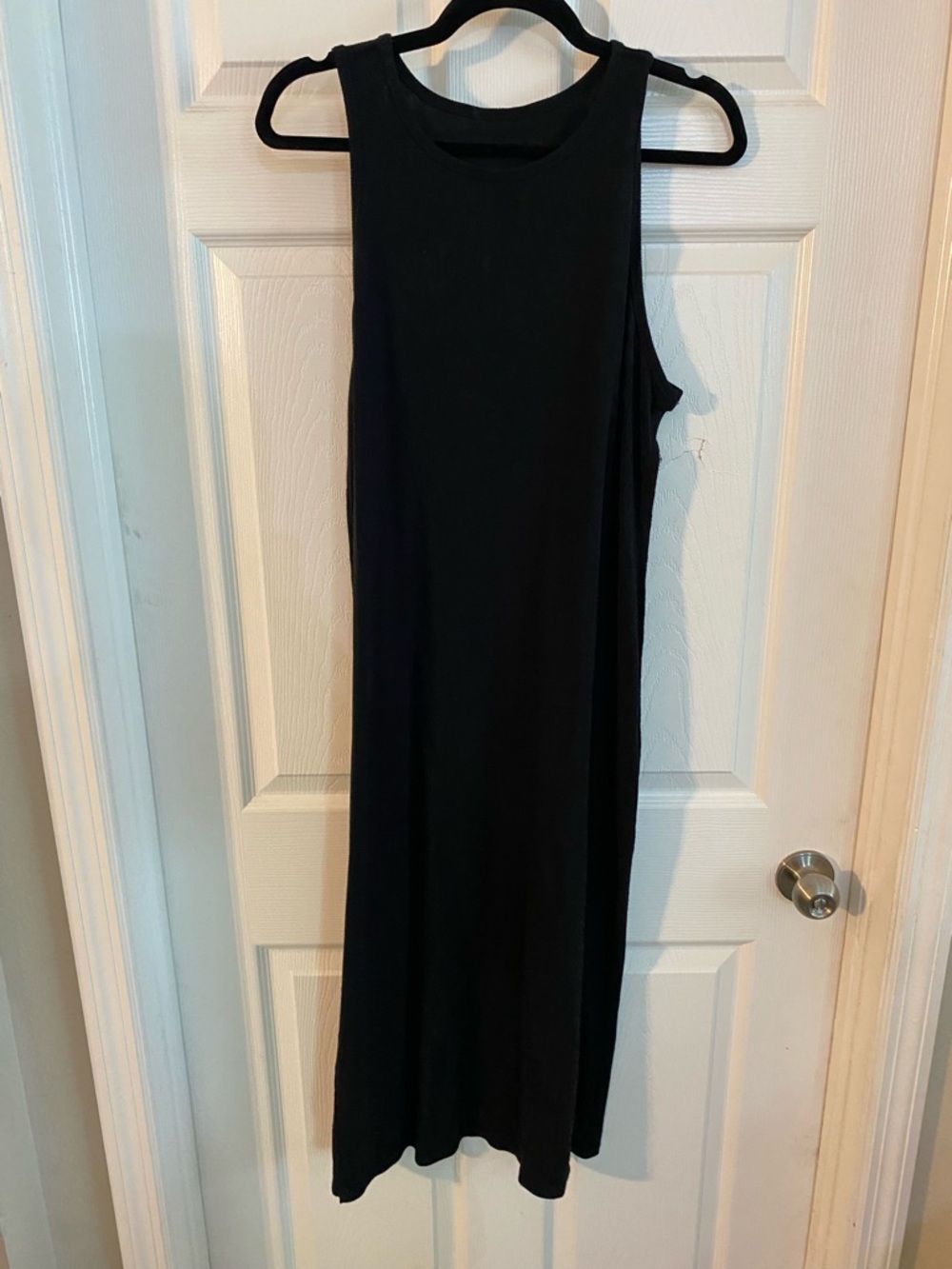 Prologue Black Sleeveless Midi Tank Dress